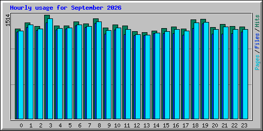 Hourly usage for September 2026