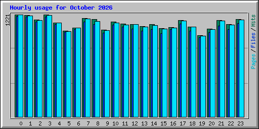 Hourly usage for October 2026